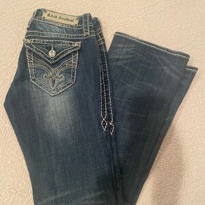 Rock Revival Dark Blue Boot Cut Jeans